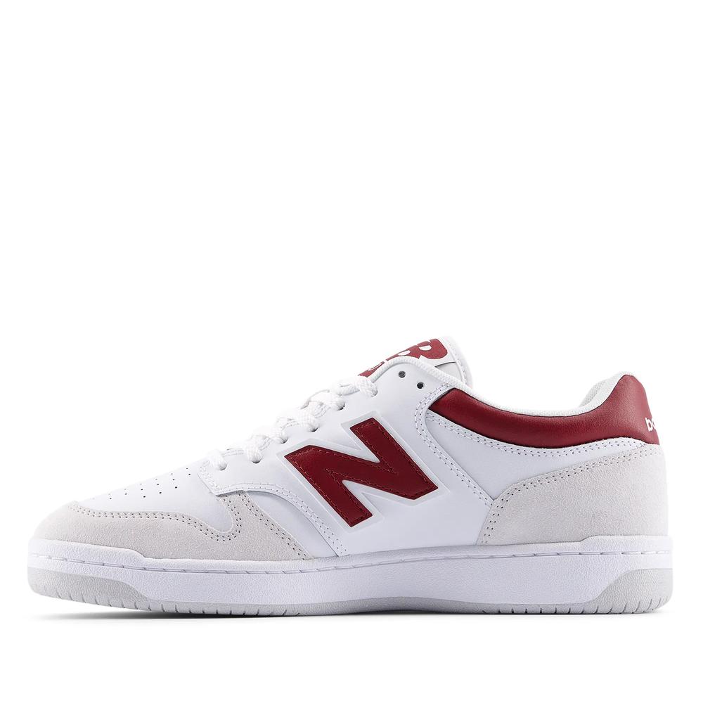 Unisex boty New Balance BB480LIR - bílé