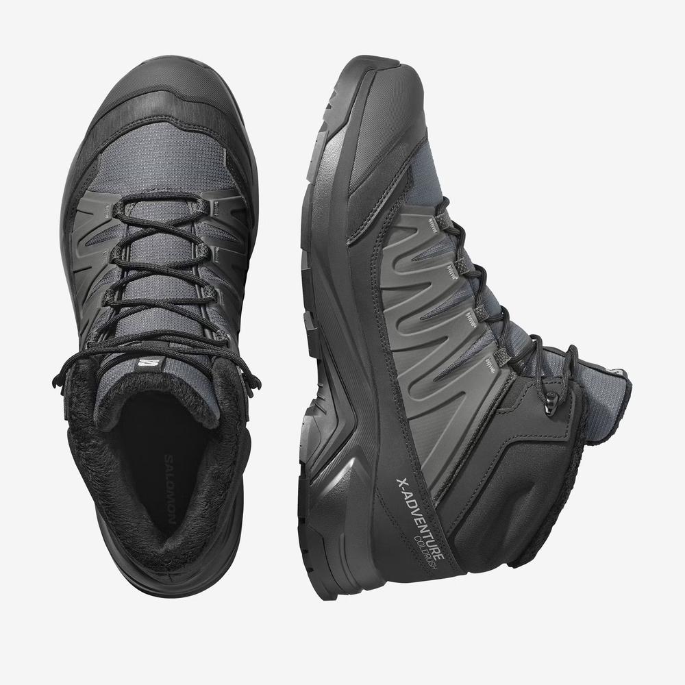 Pánské boty Salomon X-Adventure Coldrush Waterproof L47856000 - černé