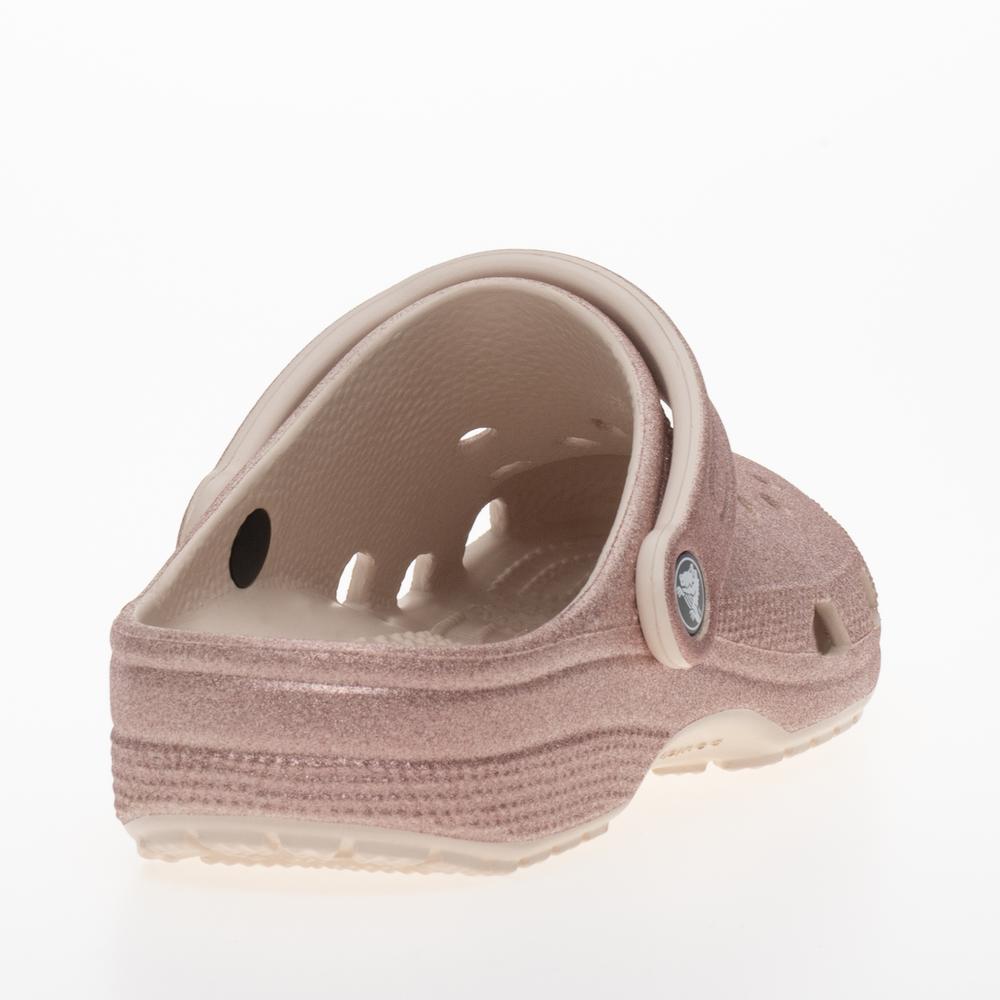 Žabky Crocs Classic Glitter Clog K 206993-6WV - růžové