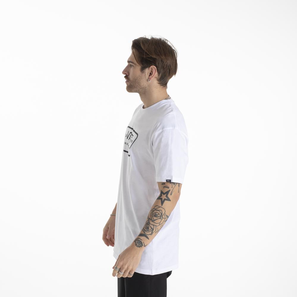 Tričko Vans Full Patch VN000QN8YB21 - bílé