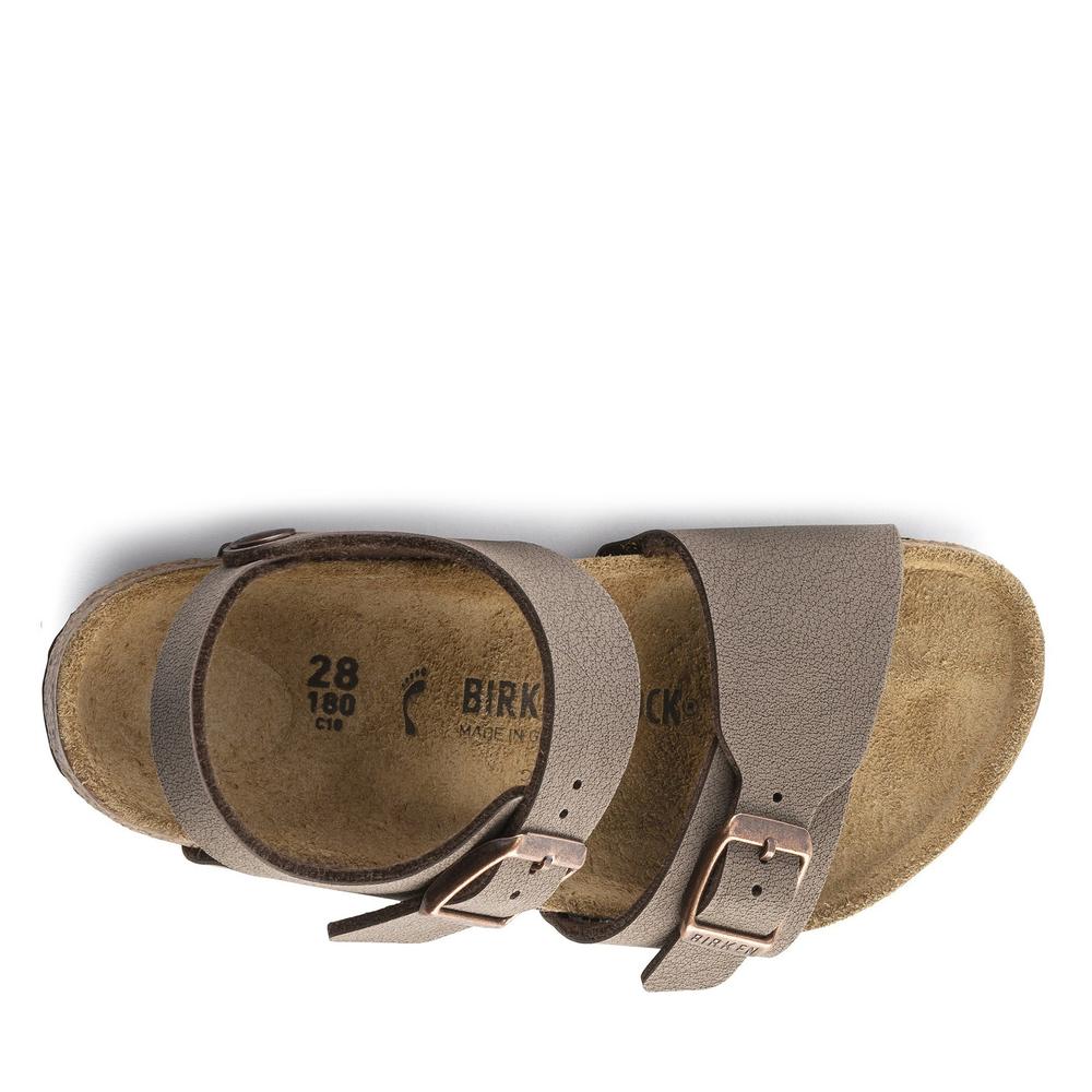 Dětské sandále Birkenstock New York 87783 - hnědé