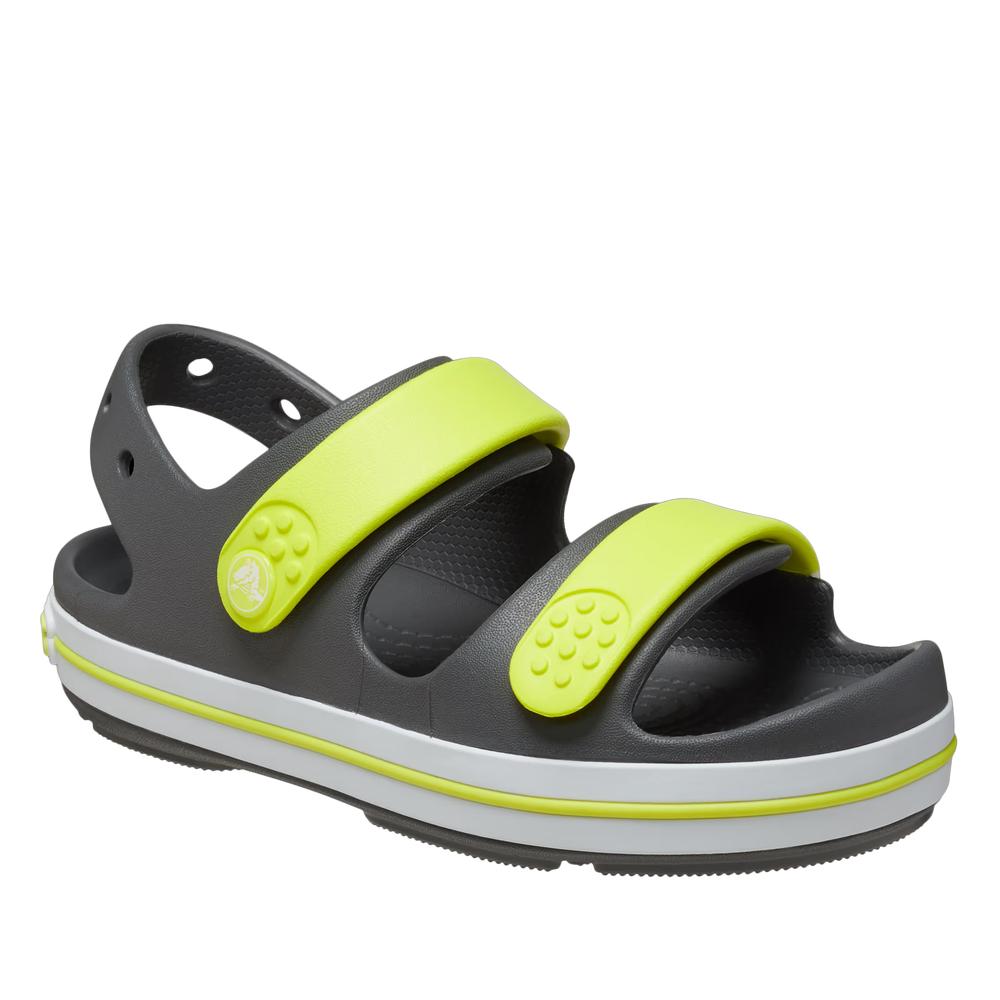 Sandále dětské Crocs Crocband Cruiser Sandal 209423-1NJ - šedivé