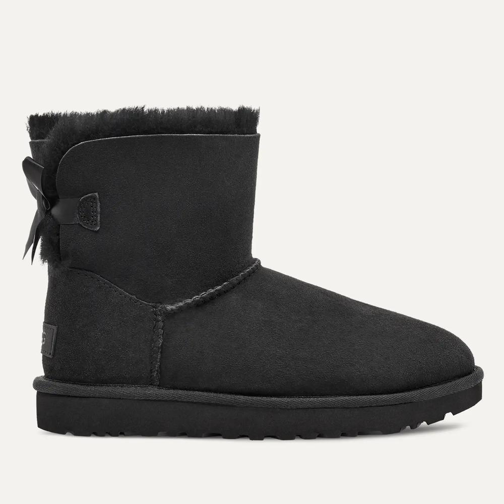 Boty dámské UGG W Mini Bailey Bow II 1016501-BLK - černé