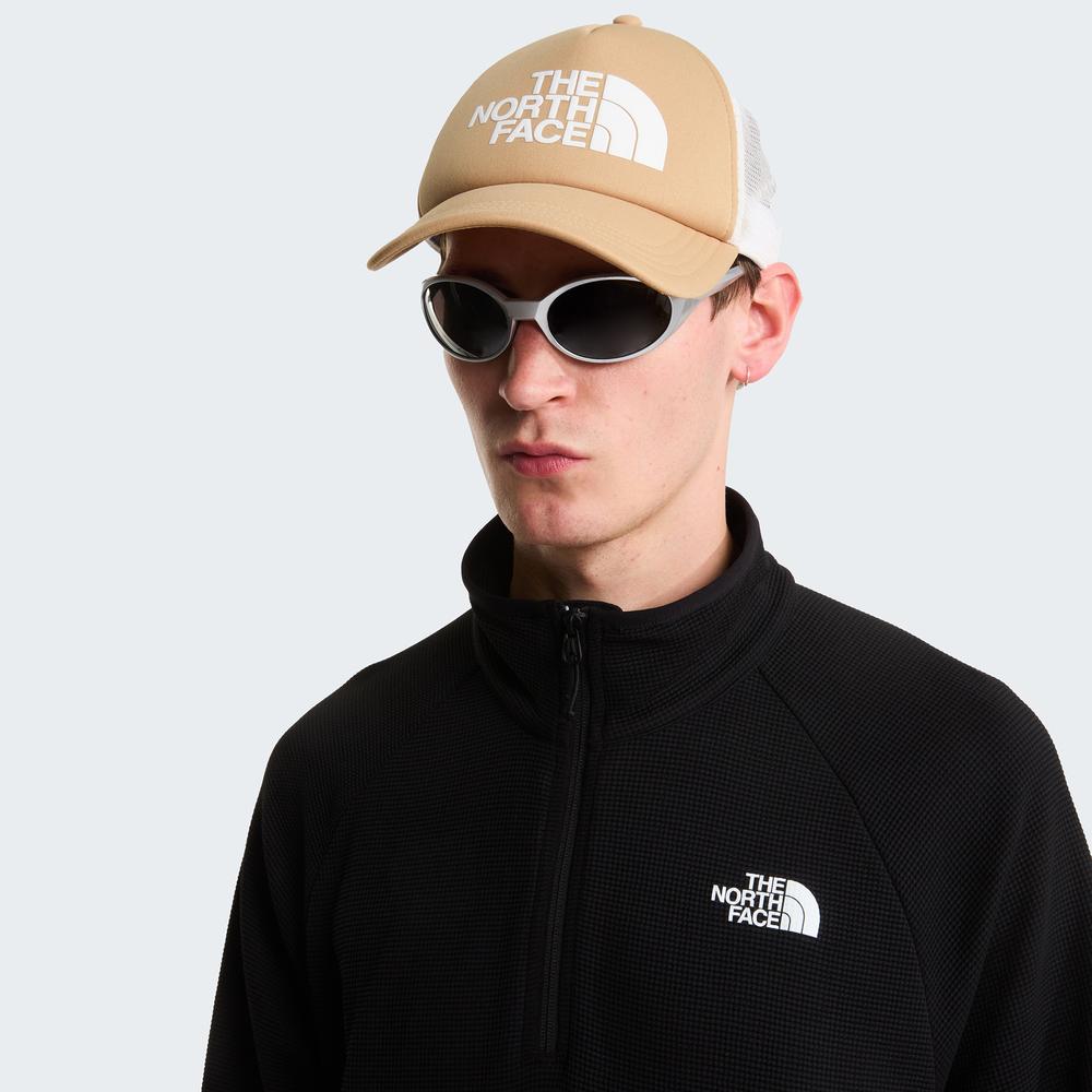 Kšiltovka unisex The North Face Logo Trucker 0A3FM3HQI1 - béžové