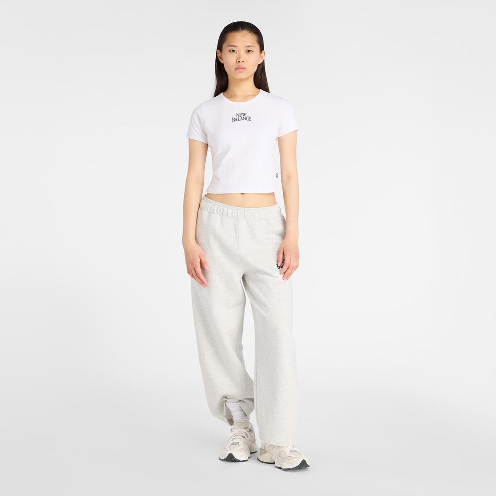 Dámské tričko New Balance WT61Y33QWT - bílé