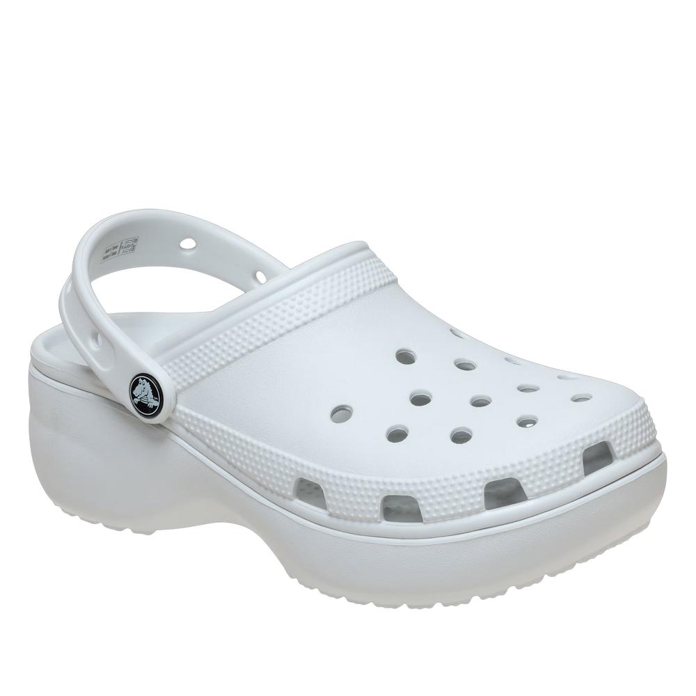 Žabky dámské Crocs Classic Platform Clog 206750-1NK - bílé