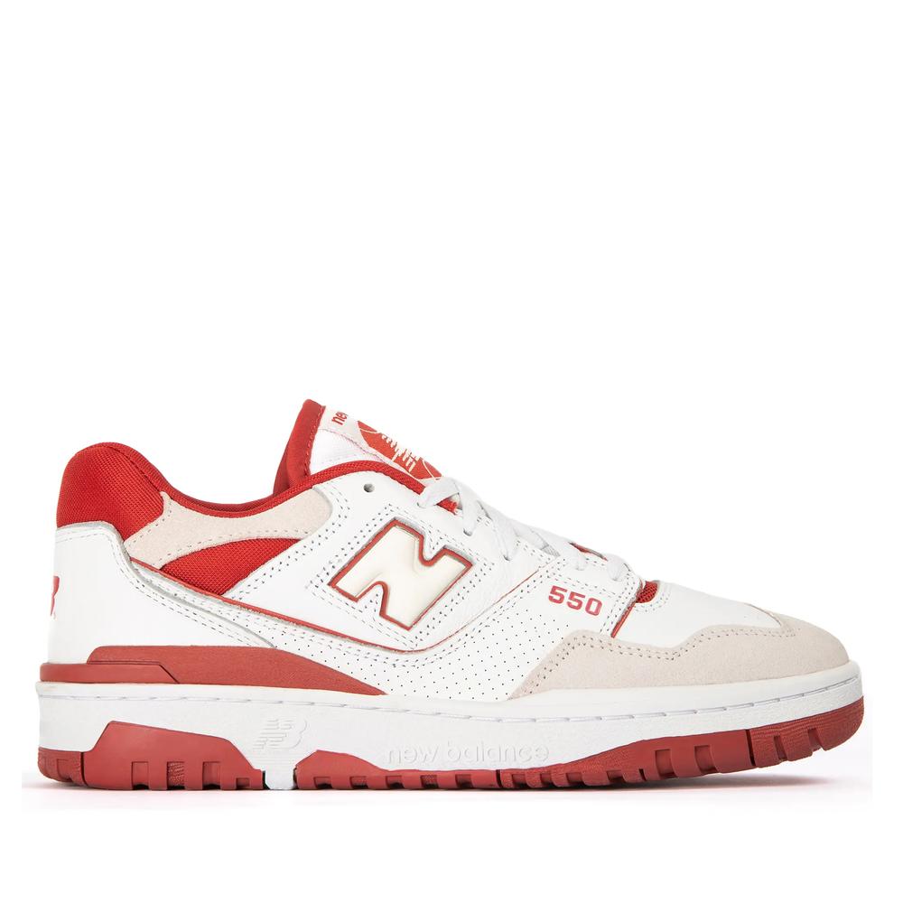 Unisex boty New Balance BB550STF - bílé