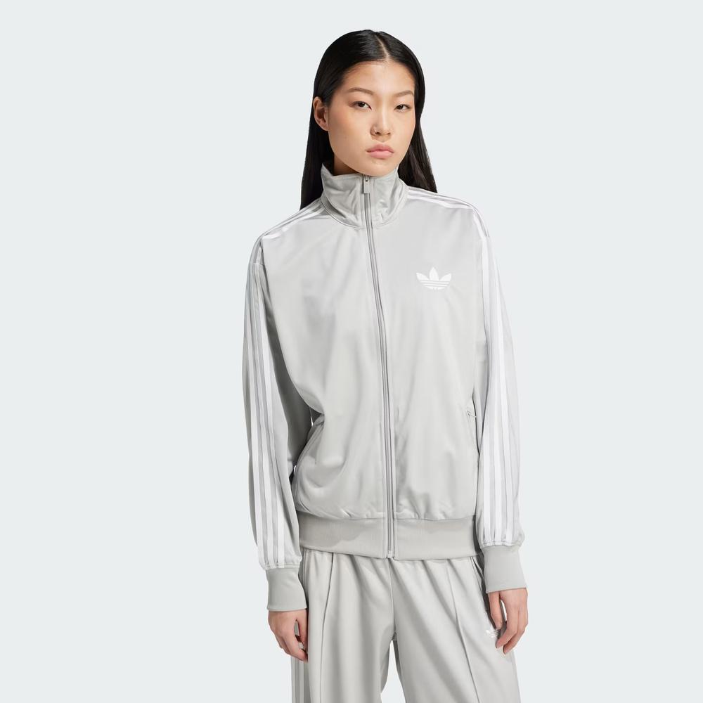 Mikina adidas Adicolor Classic Firebird Loose JC8254 - šedivé
