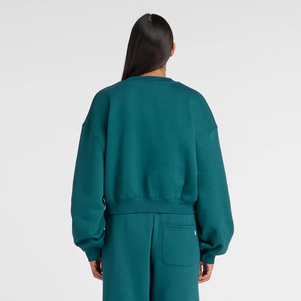 Dámská mikina New Balance WT61935IAAV - zelené