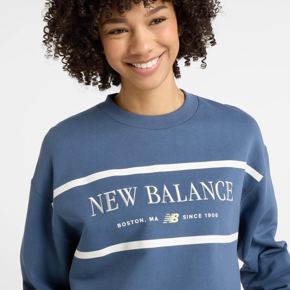 Mikina New Balance WT51923VTI - modré