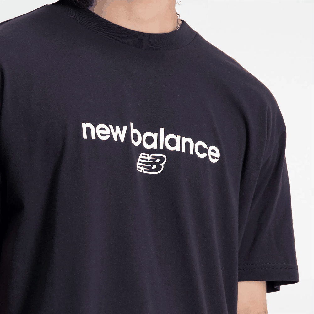 Pánské tričko New Balance MT33529BK - černé