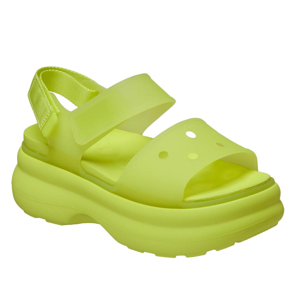 Dámské sandále Crocs Soho Frosted Y-Strap 212651-738 - zelené