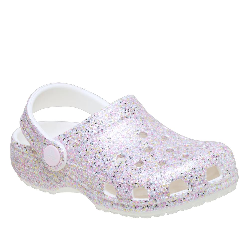 Žabky Crocs Classic Fantasy Glitter Clog 212562-100 - různobarevné
