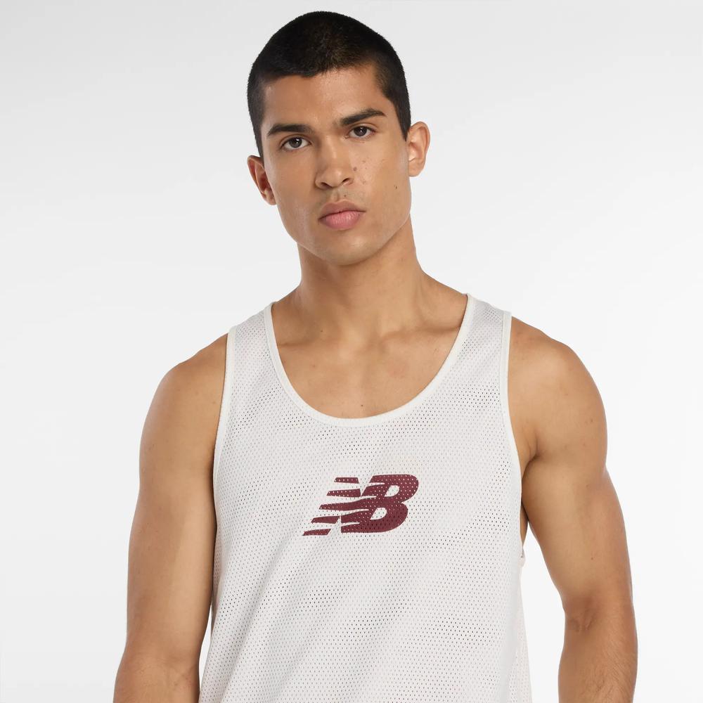 Pánské tričko New Balance MT53609MHB - bordové