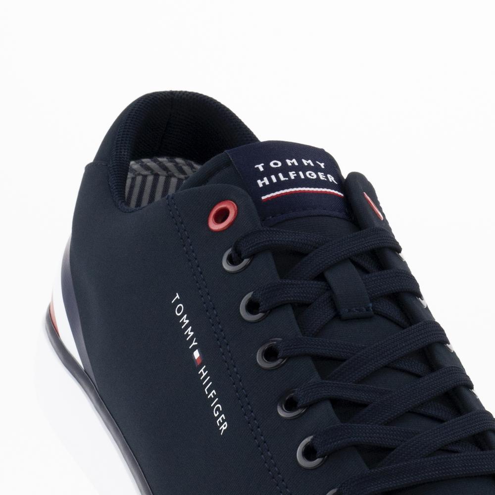 Boty Tommy Hilfiger HI Vulc Core Low Stripes FM0FM04735-DW5 - tmavě modrě
