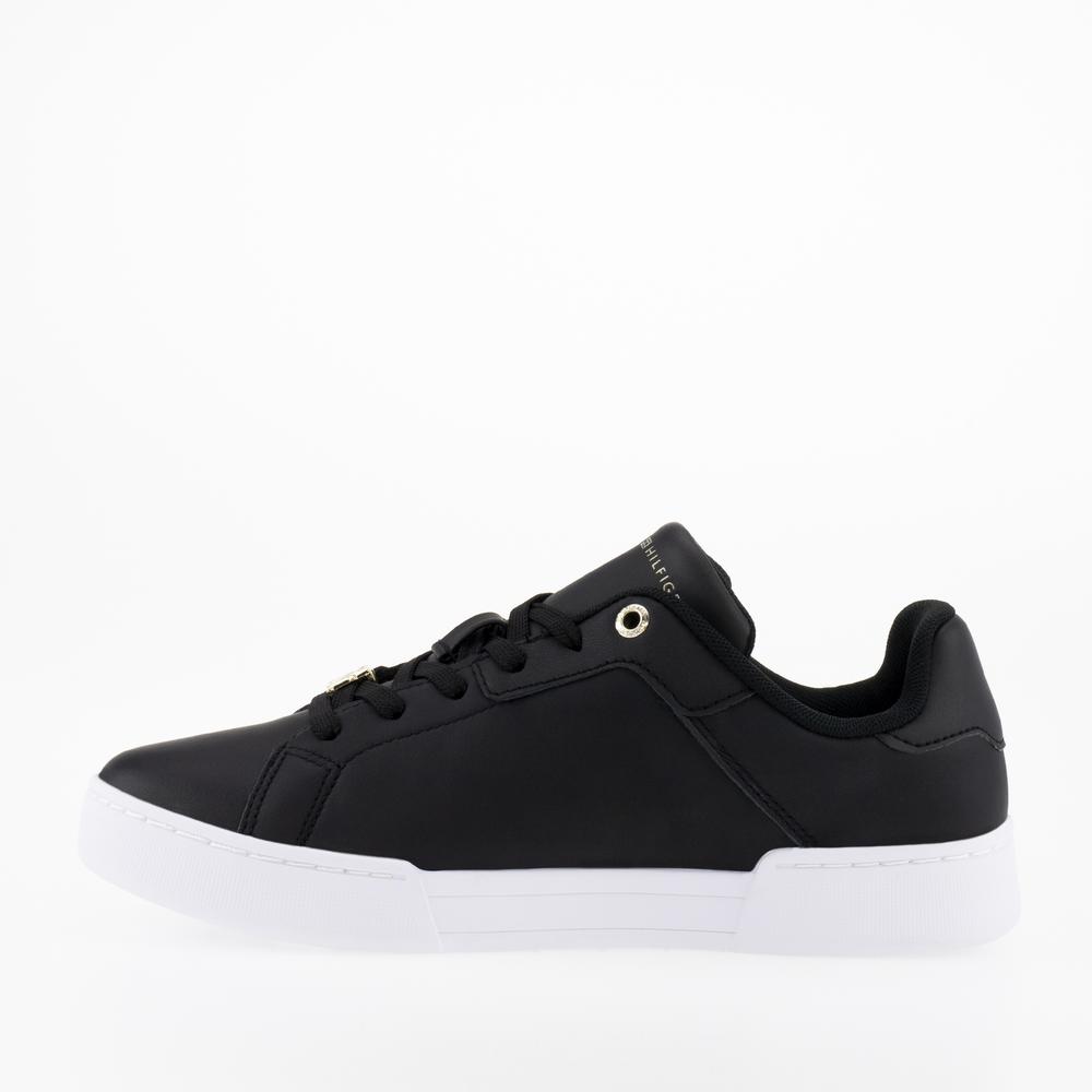Boty Tommy Hilfiger Court Sneakers FW0FW07116-BDS - černé