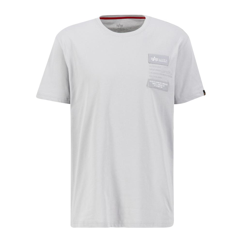 Tričko Alpha Industries Patch T LF 136500666 - šedivé