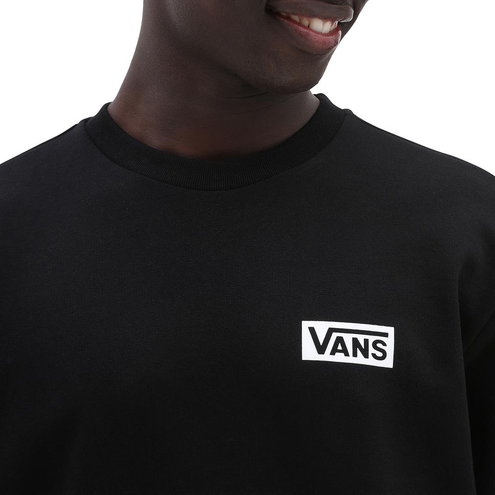 Mikina Vans Relaxed Fit Crew VN0007FPBLK1 - černé
