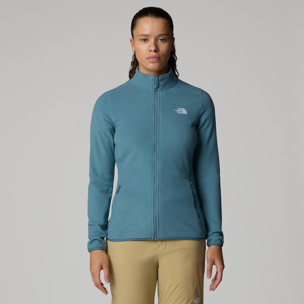 Dámské blúza The North Face 100 Glacier Full-Zip Fleece 0A855O4221 - modré