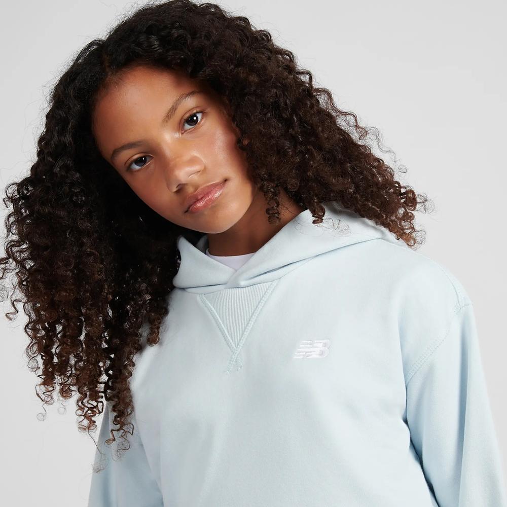 Dětské mikinaNew Balance LAKG0056FRL - modré