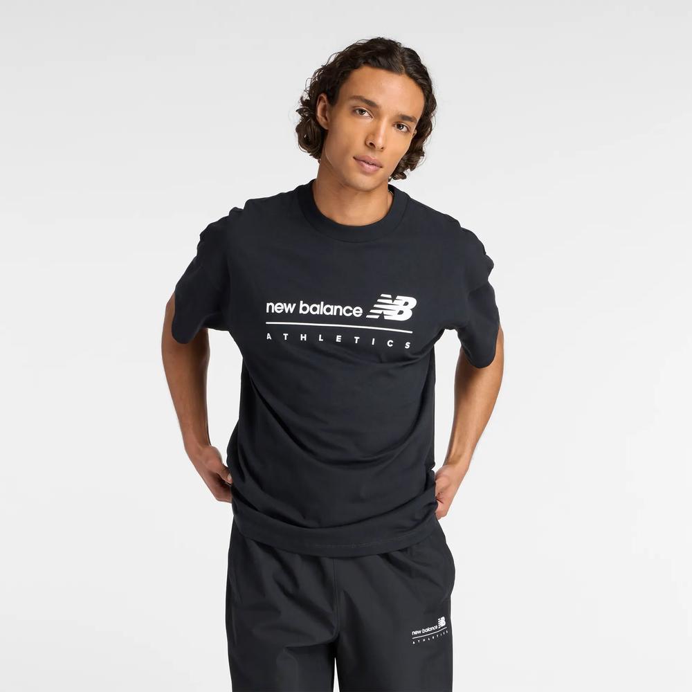 Pánské tričko New Balance MT53525BK - černé