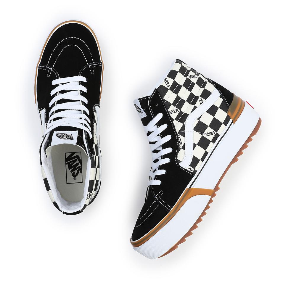 Boty Vans Sk8-Hi Stacked VN0A4BTWVLV1 - černé