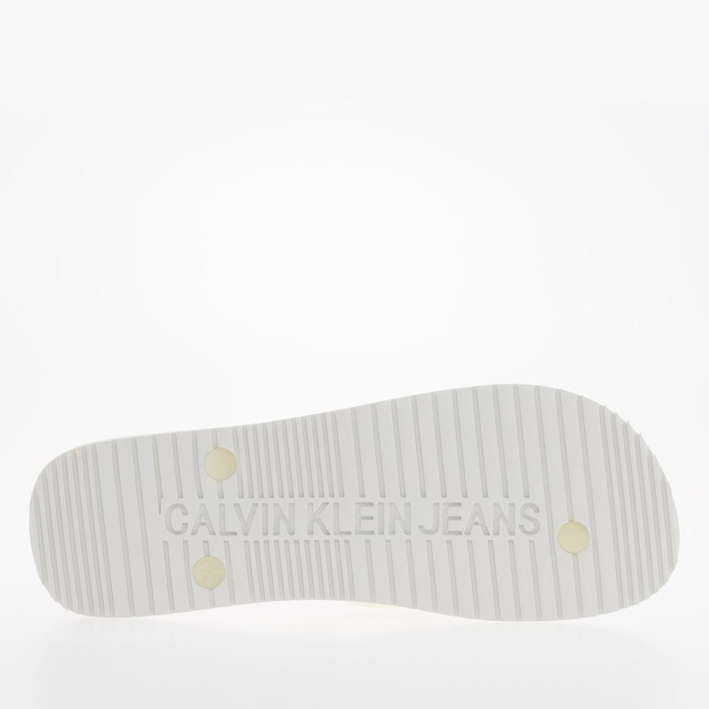 Žabky Calvin Klein Slippers YM0YM00656-YBR - bílé