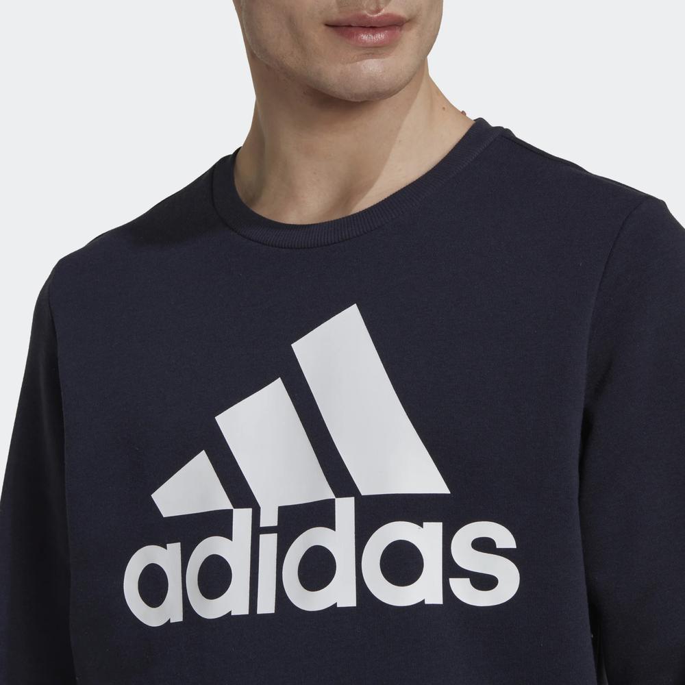 Mikina adidas Sportswear Essentials Big Logo HL2298 - tmavě modrě
