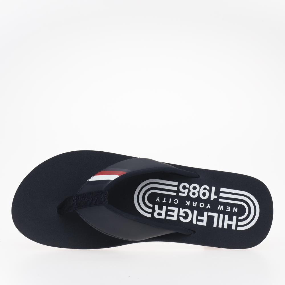 Žabky Tommy Hilfiger RWB Padded Beach Sandal FM0FM05137-DW5 - tmavě modrě