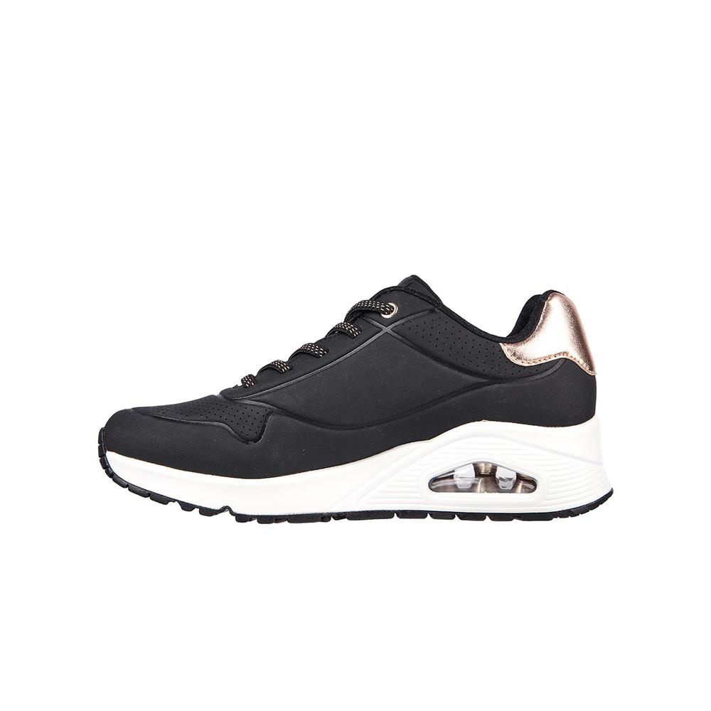 Boty Skechers Uno Shimmer Away 155196BLK - černé