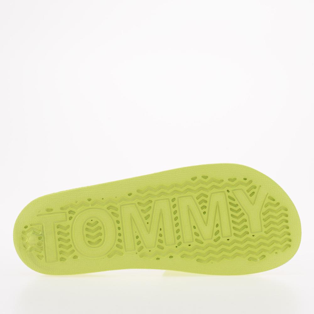 Žabky Tommy Jeans Flag Pool EN0EN02115-MSA - zelené