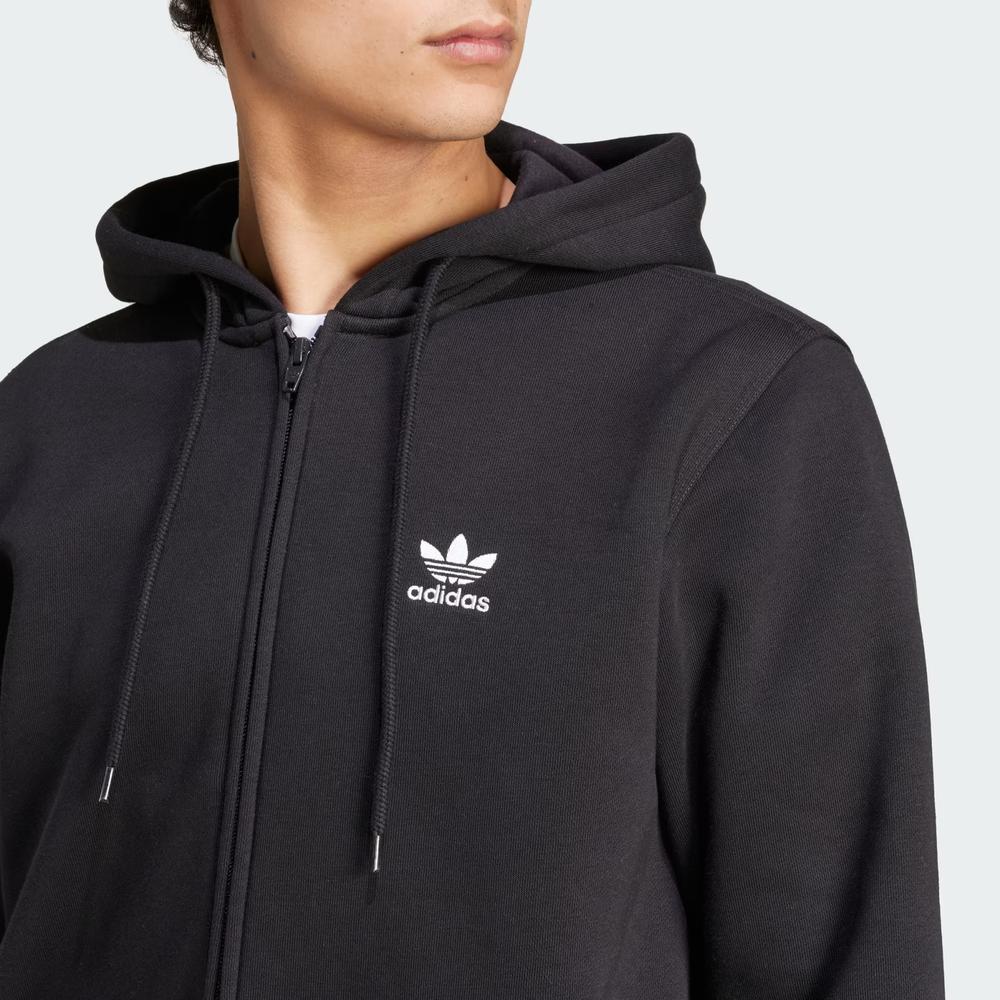 Pánská mikina adidas Originals Trefoil Essentials Full-Zip IW5791 - černé