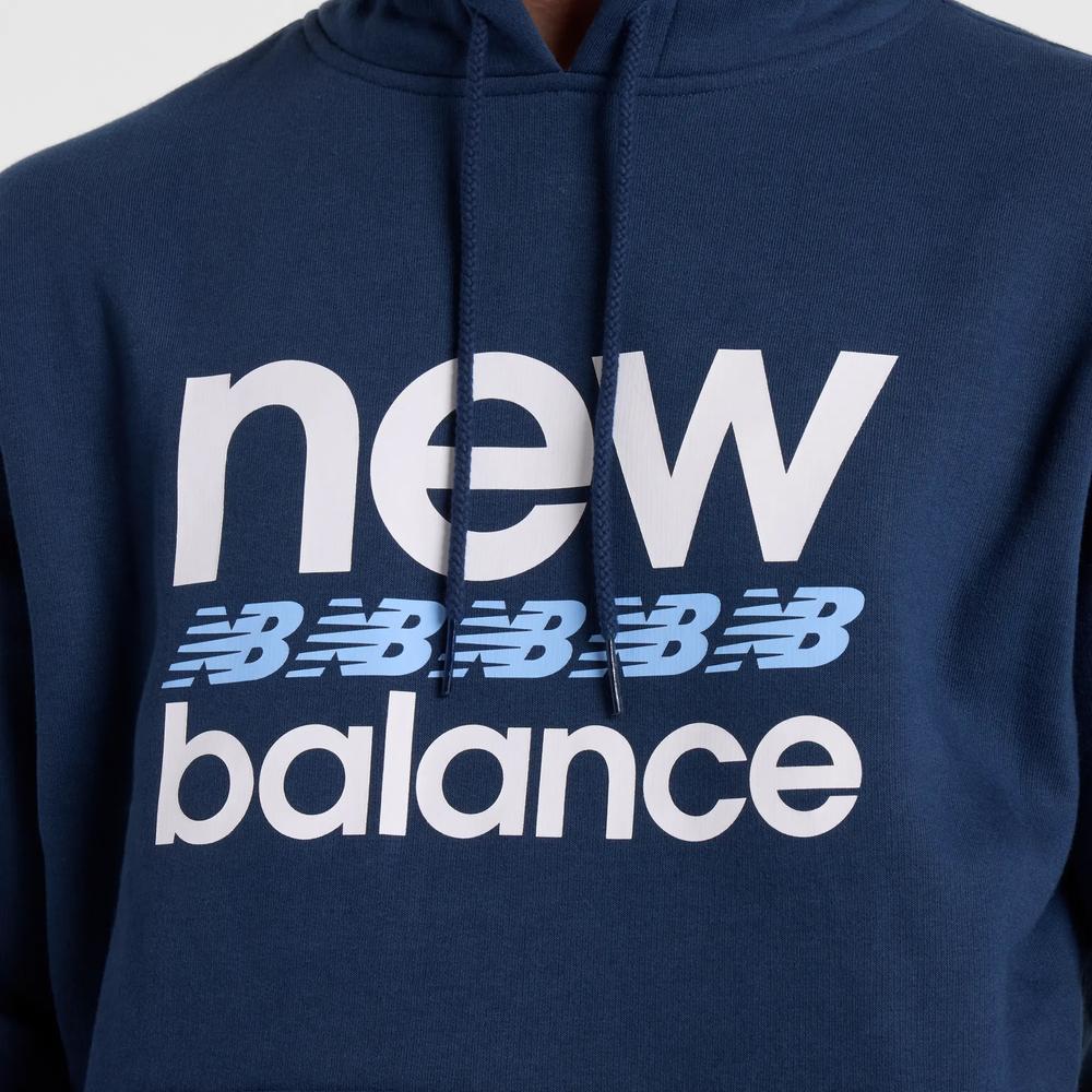 Pánská mikina New Balance MT51941NNY - tmavě modrě