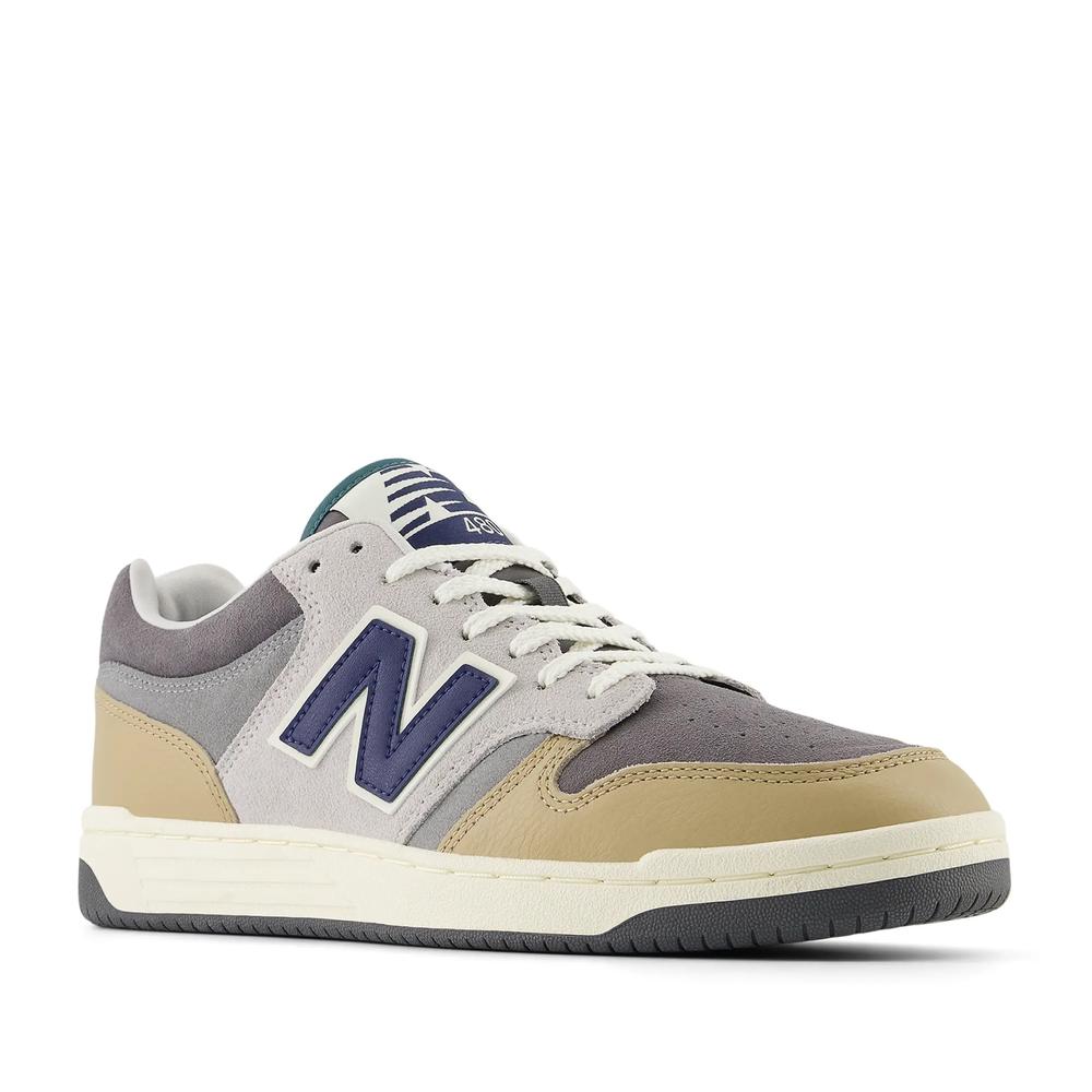 Boty New Balance BB480LGB - šedivé