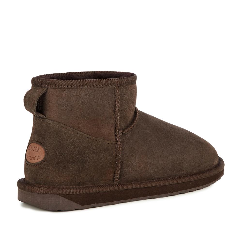 Boty Emu Australia Stinger Micro W10937CHOC - hnědé