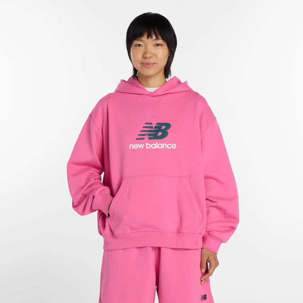 Dámská mikina New Balance WT51501AAC - růžové