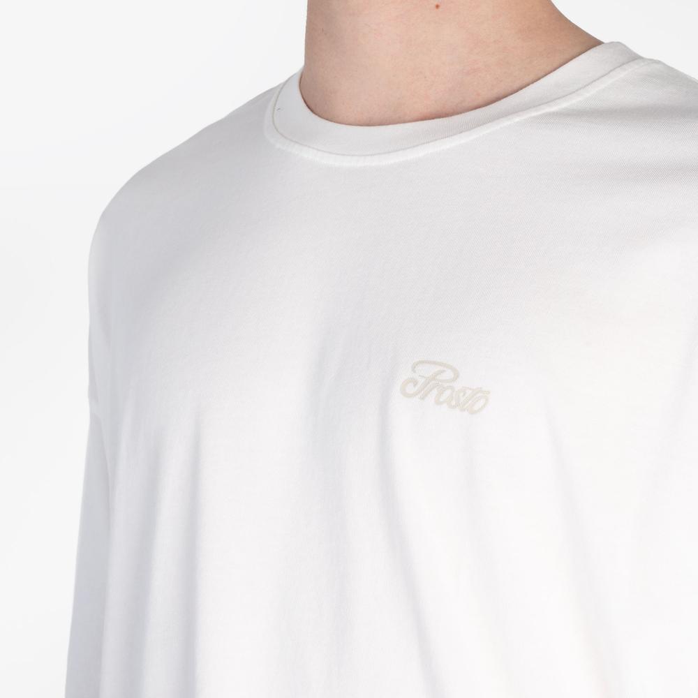 Tričko Prosto Hex Cream KL251MTEE1024 - bílé