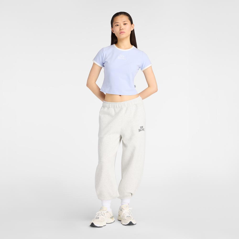 Dámské tričko New Balance WT61Y33QDYK - fialové