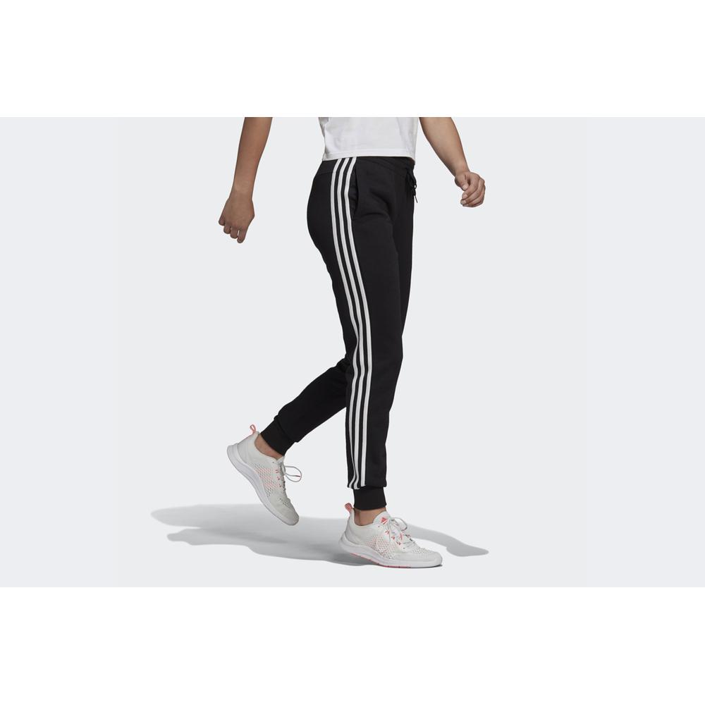 Kalhoty adidas Essentials French Terry 3-Stripes GM8733 - černé