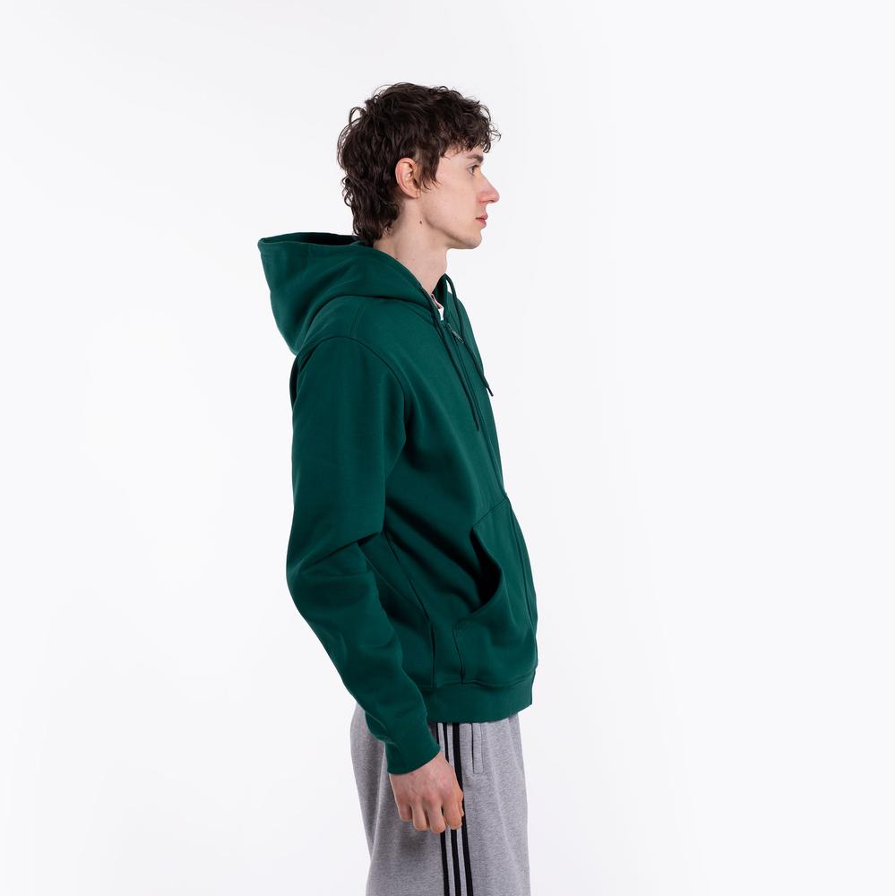 Pánská mikina adidas Originals Trefoil Essentials Full-Zip KD1321 - zelené