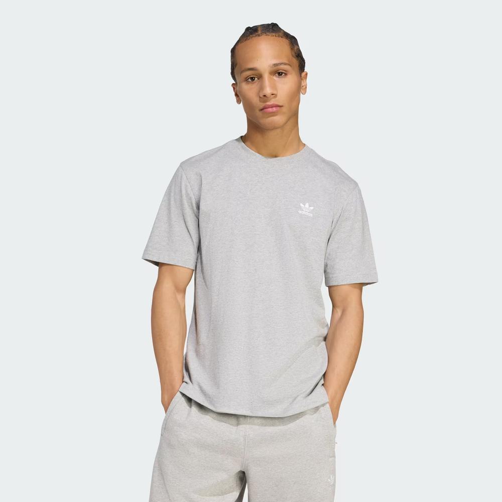 Tričko pánské adidas Originals Trefoil Essentials JY6267 - šedivé