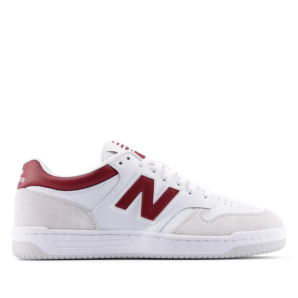 Unisex boty New Balance BB480LIR - bílé