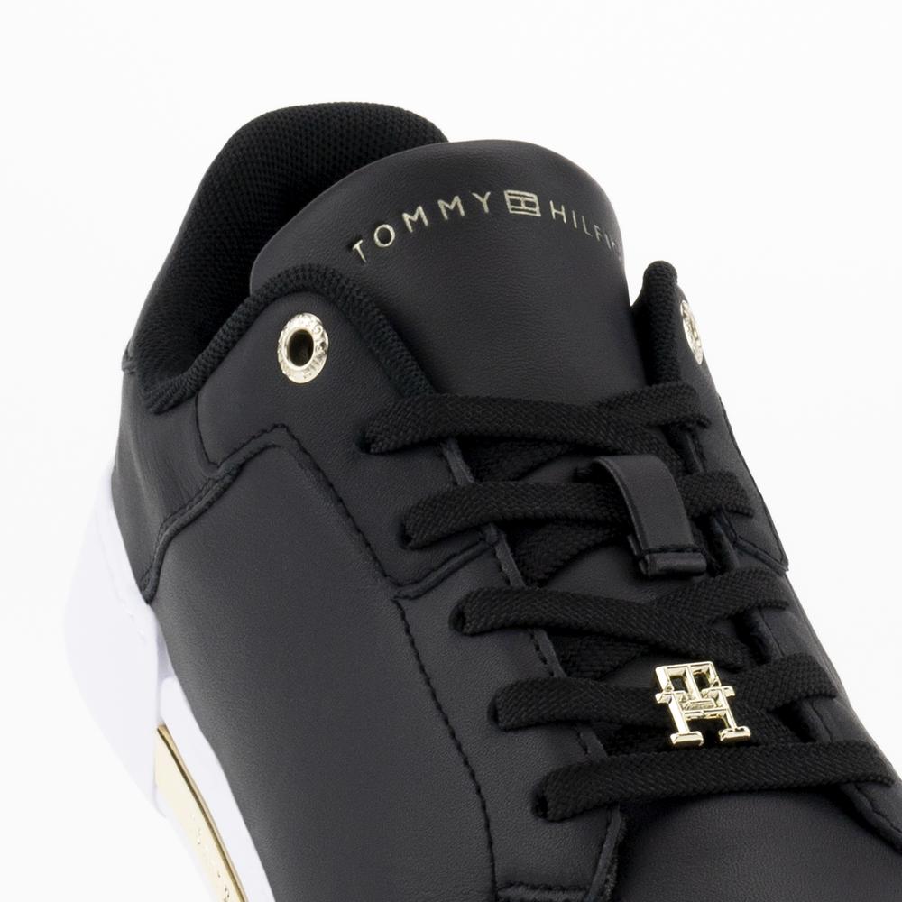 Boty Tommy Hilfiger Court Sneakers FW0FW07116-BDS - černé