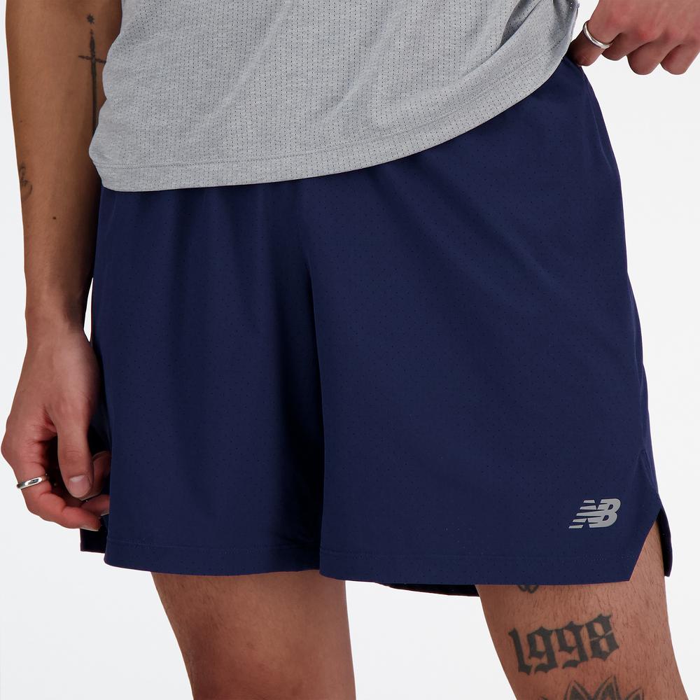 Pánské šortky New Balance MS41283NNY - tmavě modrě