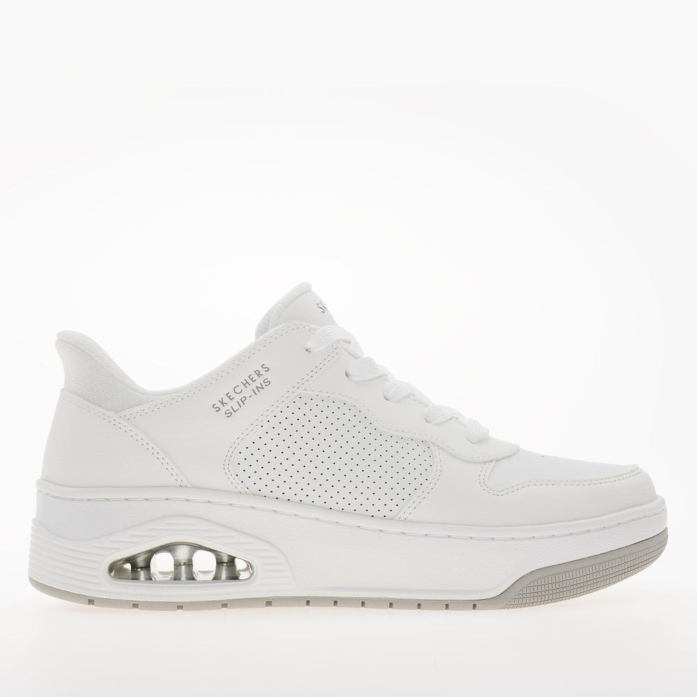 Boty Skechers Slip-ins: Uno Court - Acacia 183151WHT - bílé