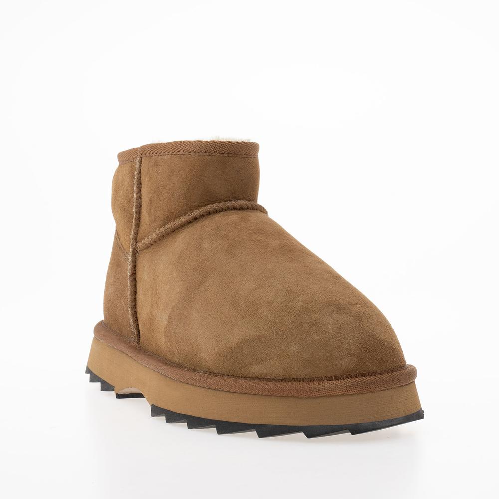 Boty Emu Sharky Micro Womens Sheepskin W12548CHEB - hnědé