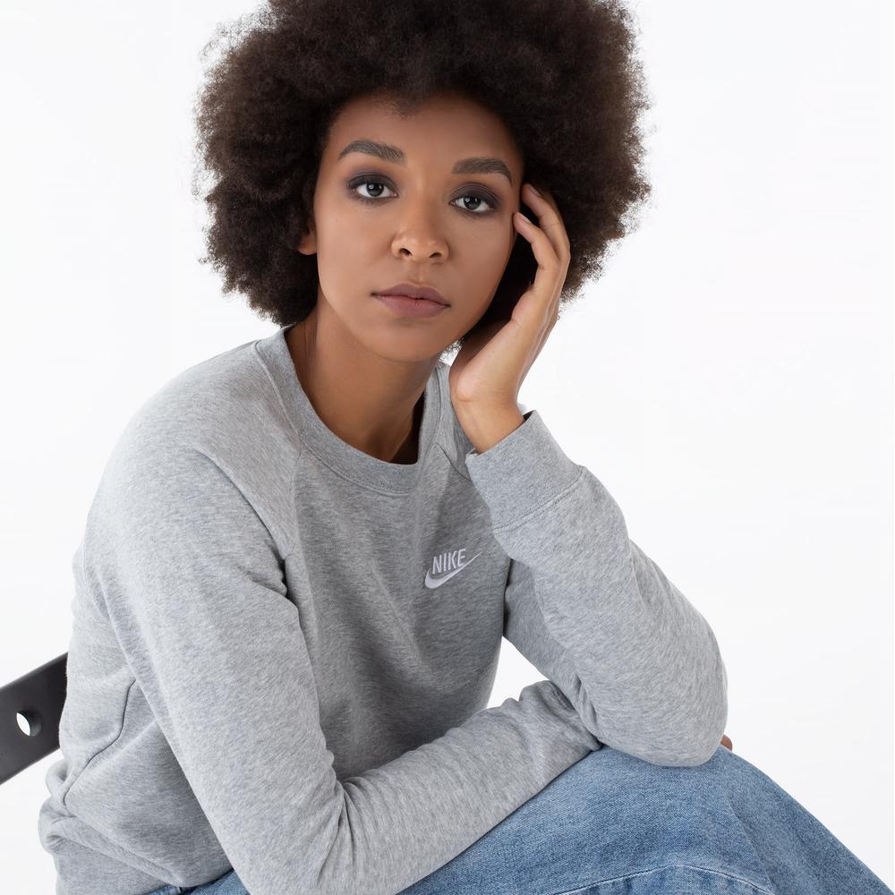 Mikina Nike Essentional Crew BV4110-063 - šedivé