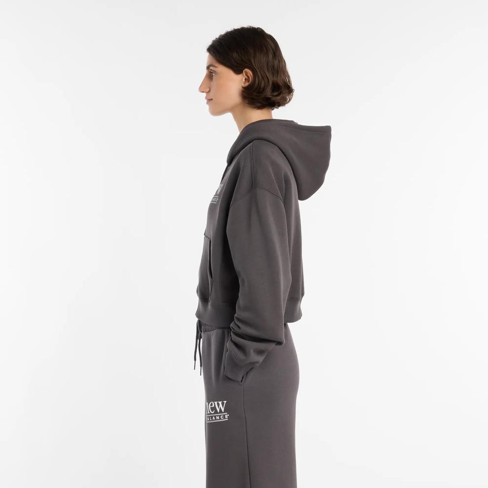 Dámská mikina New Balance WJ6109B2ABR - šedivé