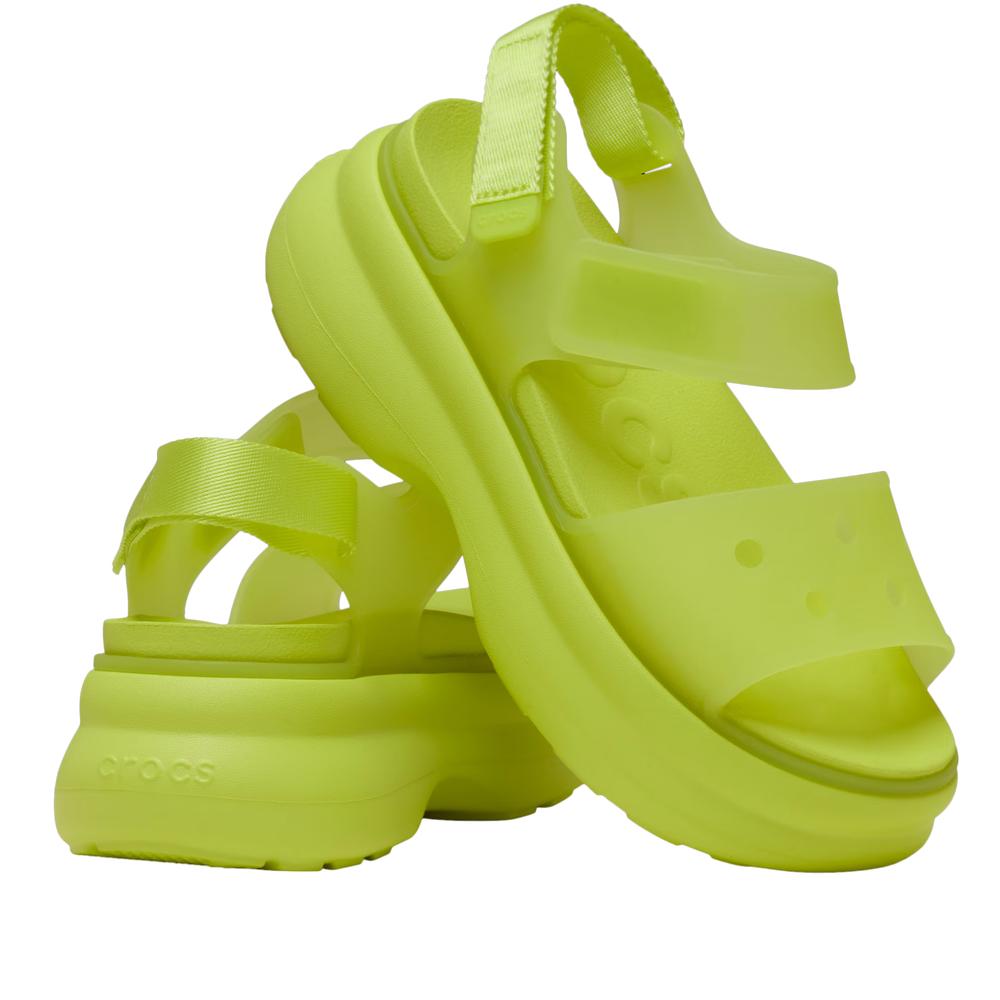 Dámské sandále Crocs Soho Frosted Y-Strap 212651-738 - zelené