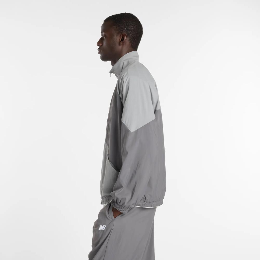 Pánská bunda New Balance MJ61J73YCAS - šedivé